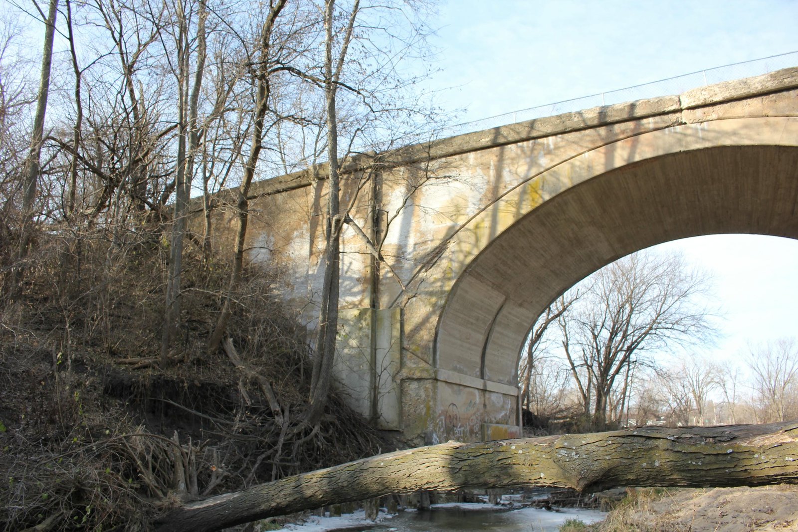 West abutment